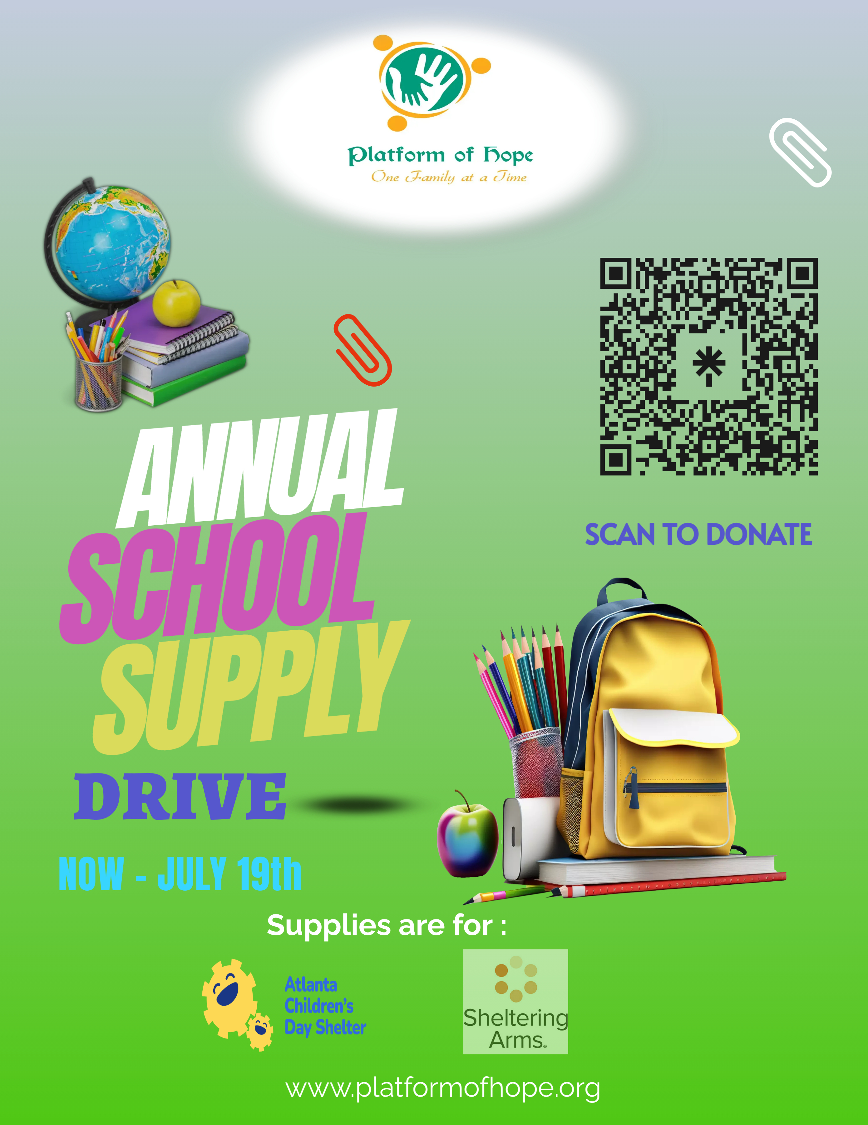 Annual School Supply Drive
