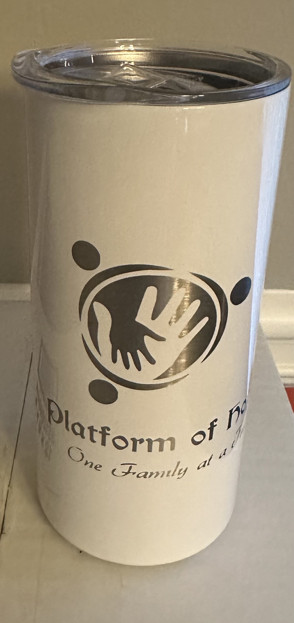 White and Silver Tumbler